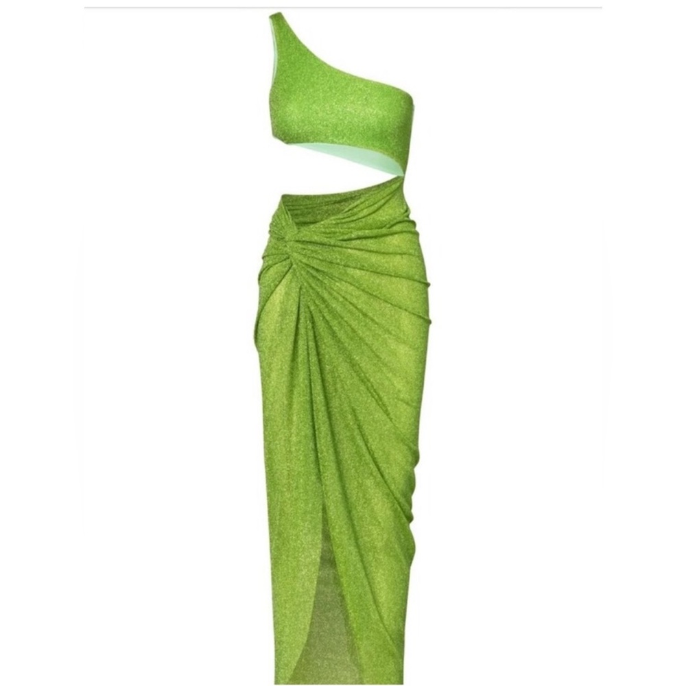 Baobab Green Strapless Dress